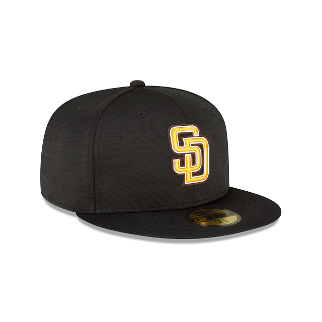 New Era San Diego Padres 2023 Clubhouse Black 59FIFTY Fitted Hat