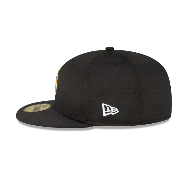 New Era San Diego Padres 2023 Clubhouse Black 59FIFTY Fitted Hat