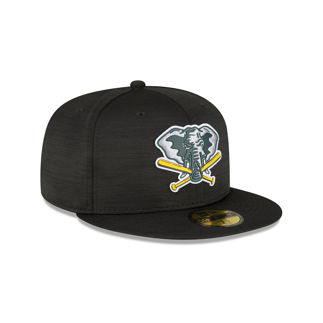 New Era Oakland Athletics 2023 Clubhouse Black 59FIFTY Fitted Hat