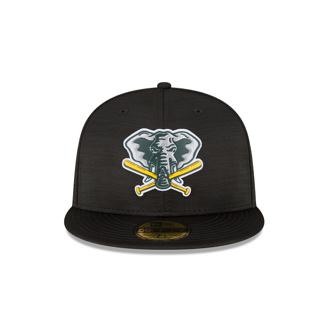 New Era Oakland Athletics 2023 Clubhouse Black 59FIFTY Fitted Hat