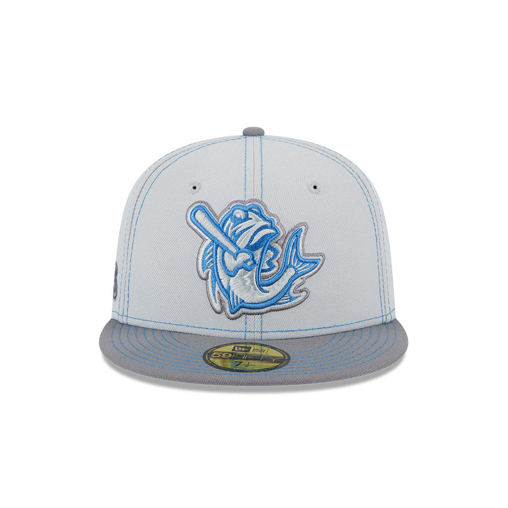 New Era Tampa Tarpons Gray Pop 2023 59FIFTY Fitted Hat