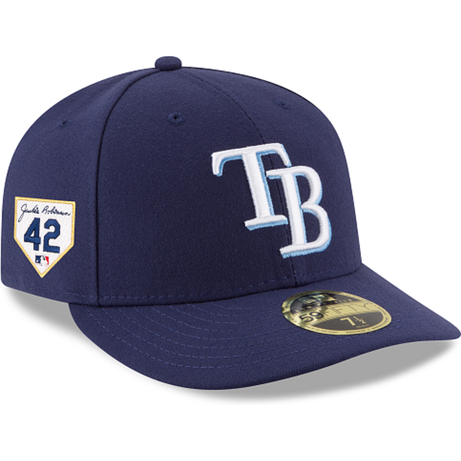 Tampa Bay Rays New Era Batting Practice Core Fit Replica 49FORTY Fitted Hat  - Light Blue
