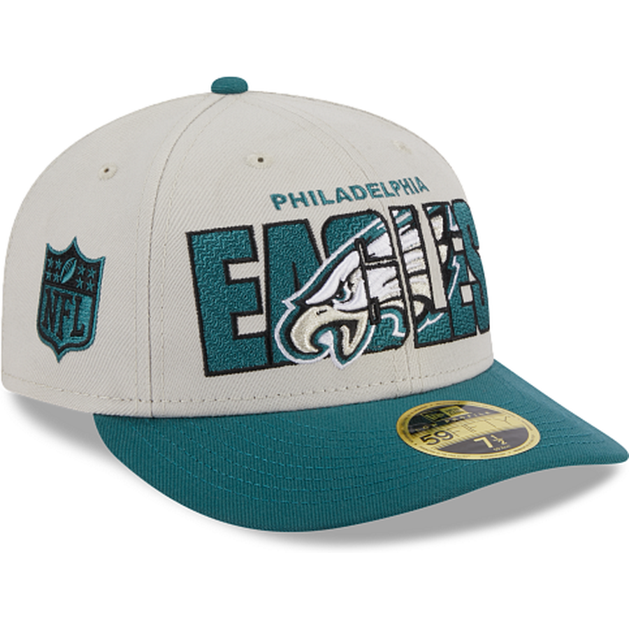 New Era Philadelphia Eagles NFL Draft 2023 Low Profile 59FIFTY Fitted Hat