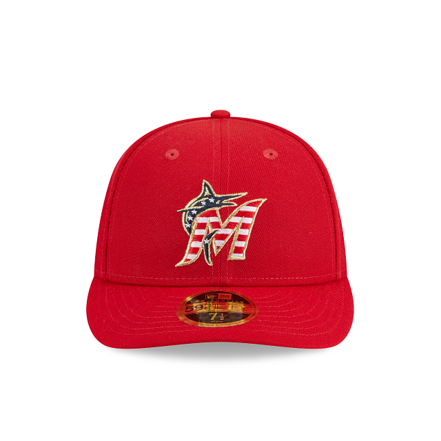 New Era Mens MLB Florida Marlins Botanical 59FIFTY Fitted Hat 60355802 Black, Green Undervisor 7 1/2
