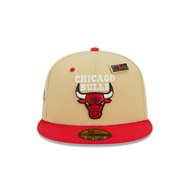 New Era Chicago Bulls 59Fifty Fitted Hat Black/White Men's - FW21 - US