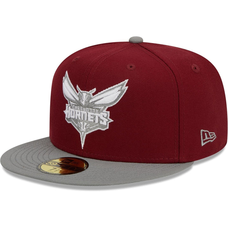 Charlotte Hornets New Era Candy Cane 59FIFTY Fitted Hat - Pink