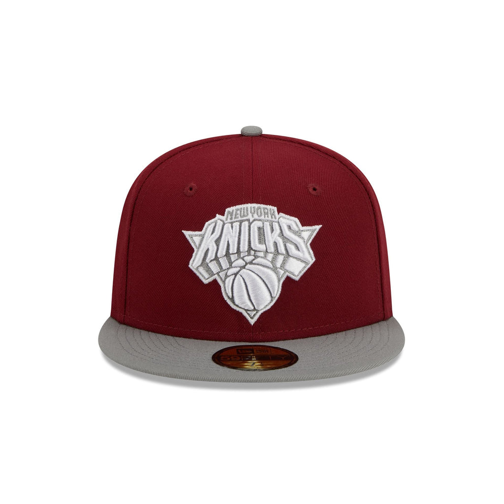 New Era New York Knicks Colorpack Burgundy/Grey 2023 59FIFTY Fitted Hat