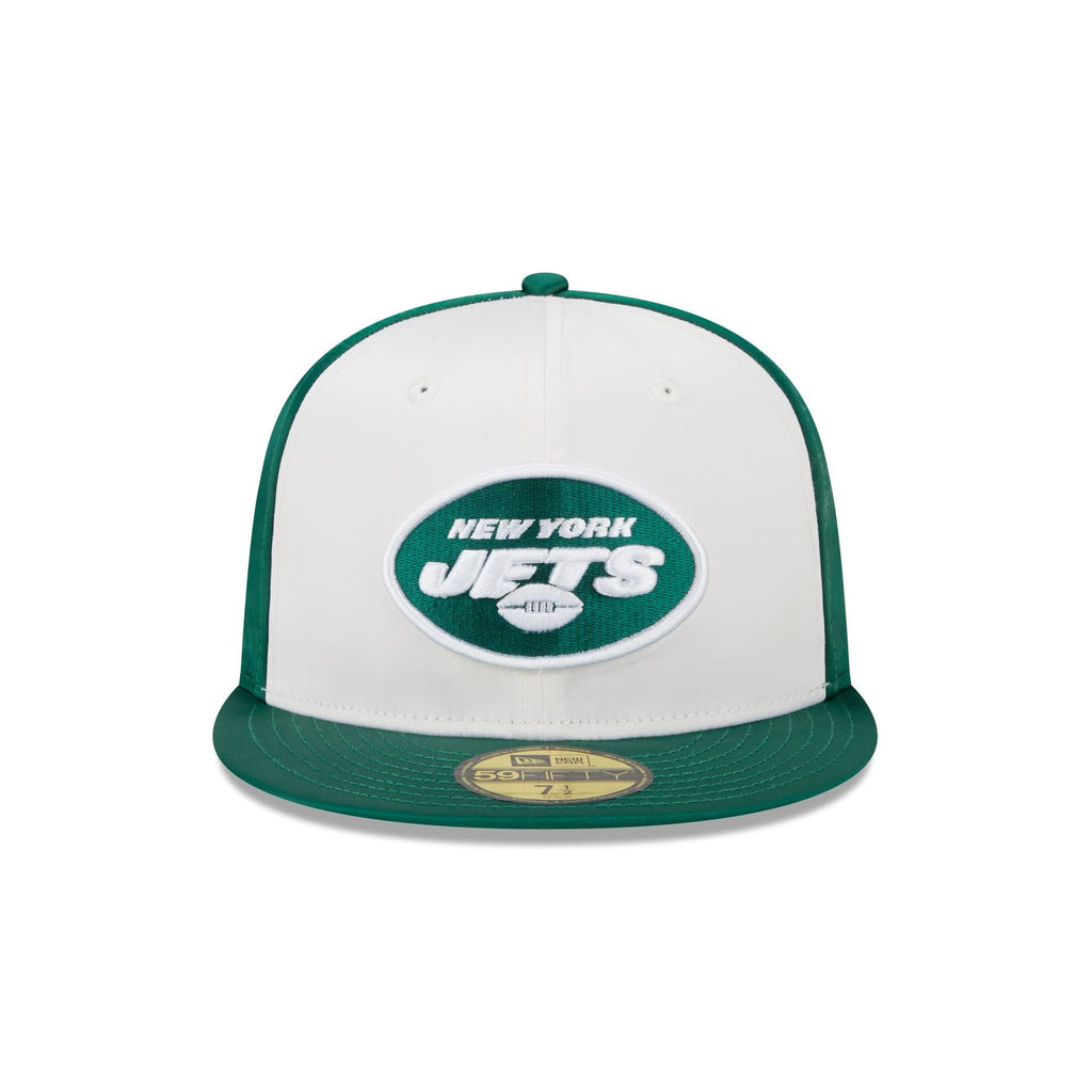 New Era - NFL White fitted Cap - New York Jets NFL22 Sideline 59FIFTY White/Green Fitted @ Hatstore