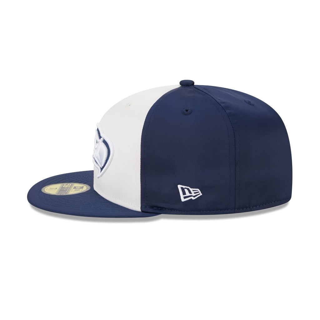 New Era Seattle Seahawks Throwback Satin 2023 59FIFTY Fitted Hat