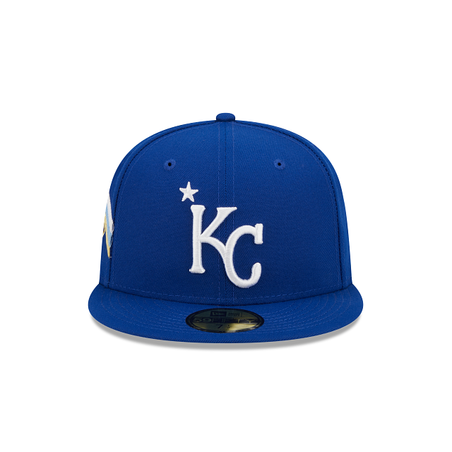 Official New Era Kansas City Royals MLB City Connect Bright Royal 59FIFTY  Fitted Cap B5335_262