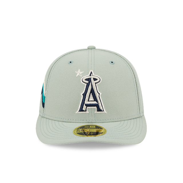 New Era L.A. Anaheim Angels Fitted Dark Grey Bottom Palette Blue
