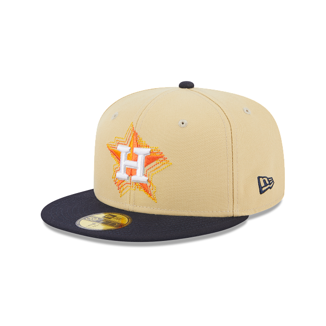 Houston Astros New Era 2023 Gold Collection 59FIFTY Fitted Hat - Navy
