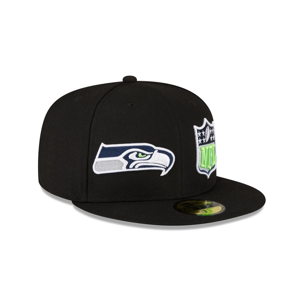 New Era Seattle Seahawks 2023 Sideline Black 59FIFTY Fitted Hat