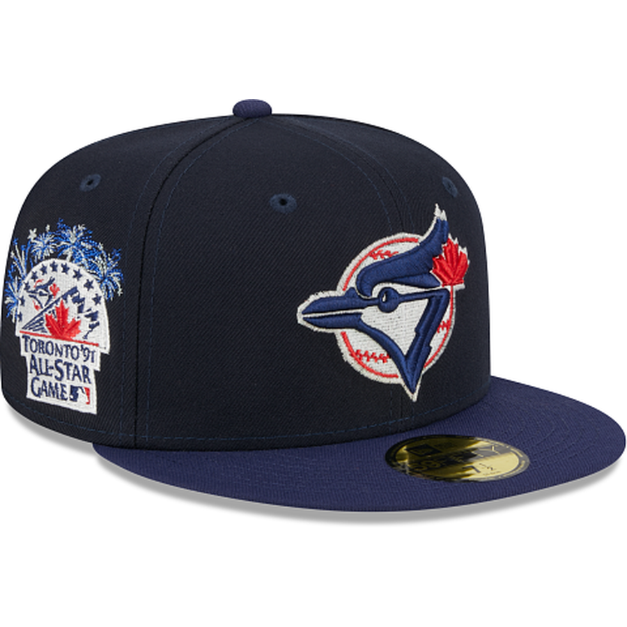 Toronto Blue Jays New Era Pastel Undervisor 59FIFTY Fitted Hat - Black