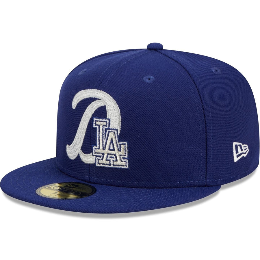 Men's Los Angeles Dodgers New Era Navy 60th Anniversary Cooperstown  Collection Team UV 59FIFTY Fitted Hat
