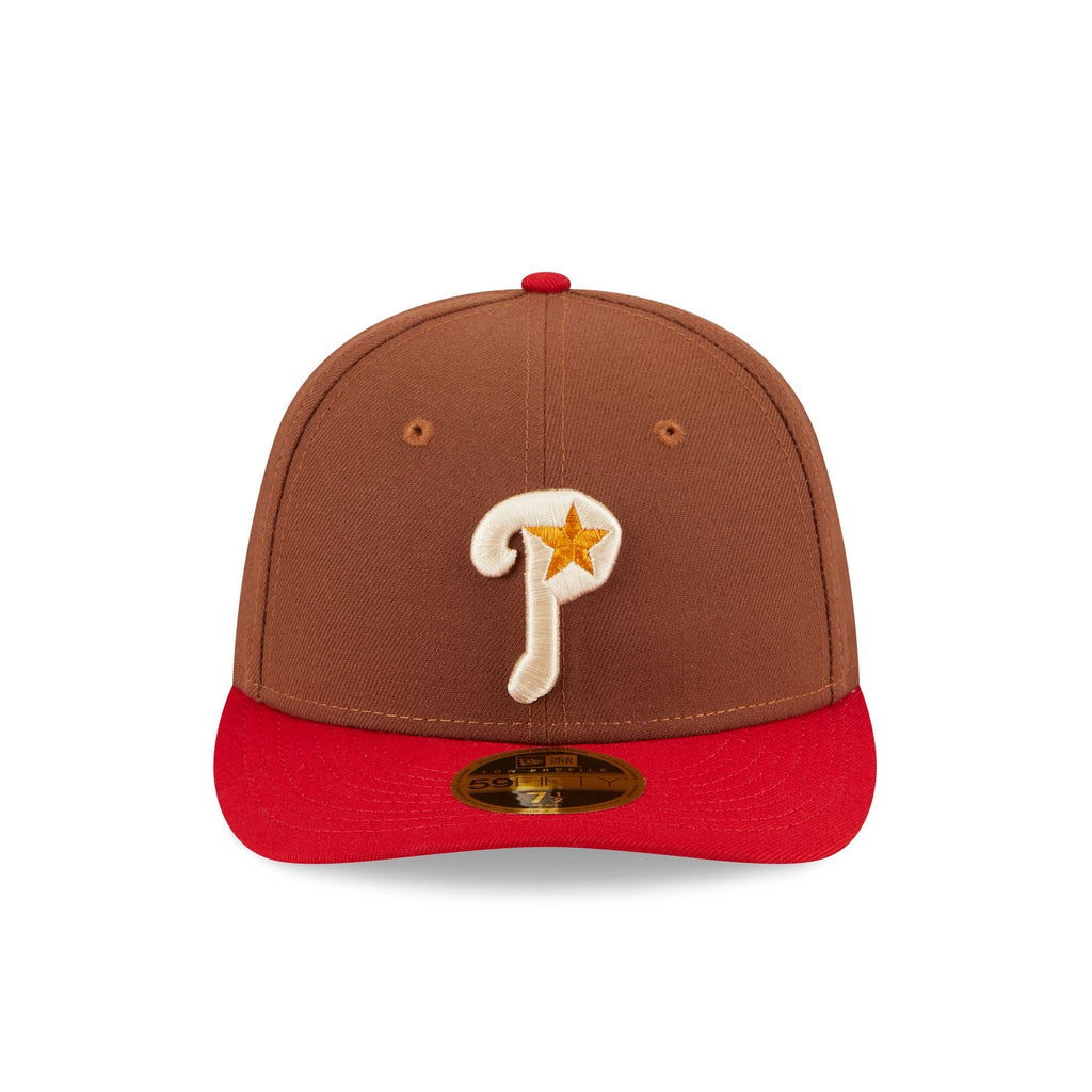 Men's New Era Maroon Philadelphia Phillies Authentic Collection Alternate 2  On-Field Low Profile 59FIFTY Fitted Hat