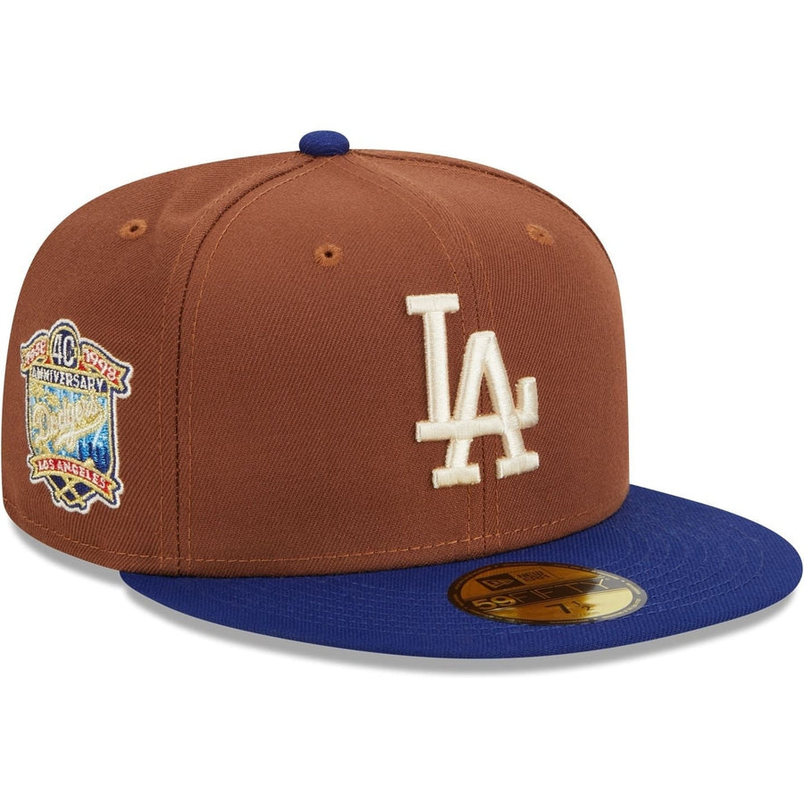 Los Angeles Dodgers New Era Cream Nwa Custom Side Patch 59FIFTY Fitted Hat, 7 1/8 / Cream