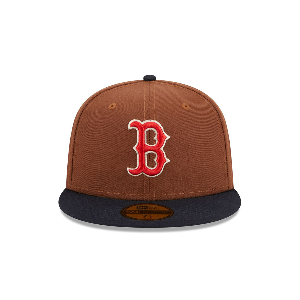 Red Sox New Era Custom Marathon Fitted Cap 59Fifty Gold Blue BOSTON NWT RARE
