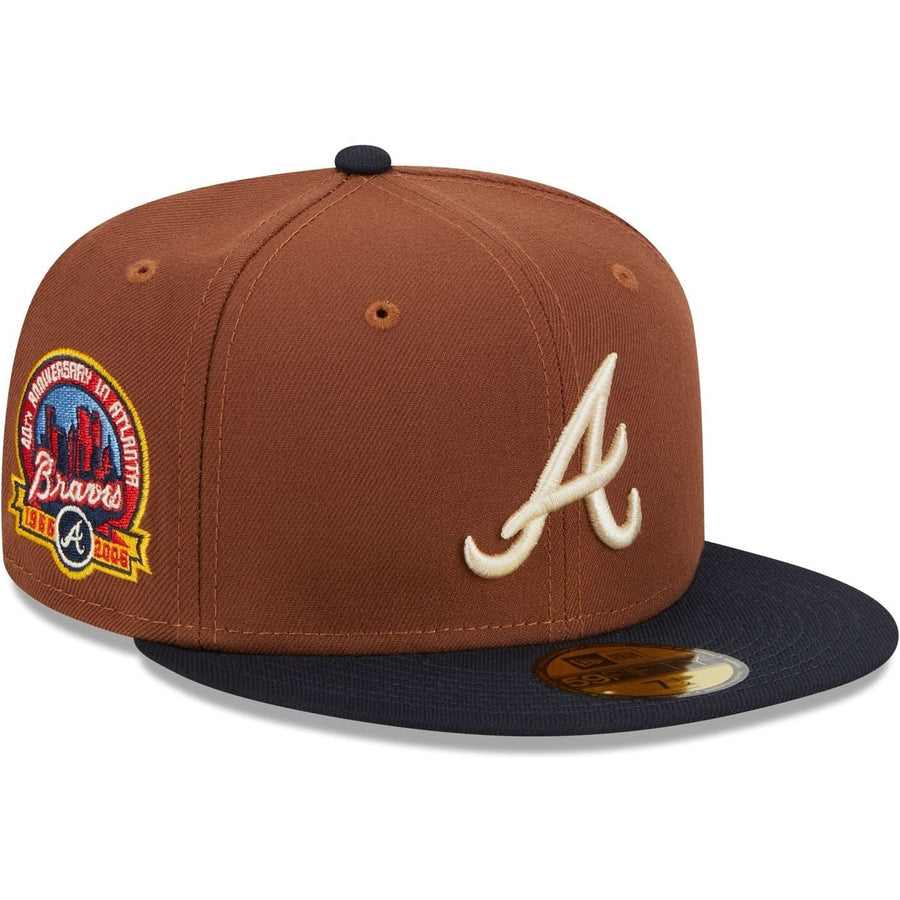 Buy New Era Atlanta Braves Camel Fitted Hat at In Style – InStyle