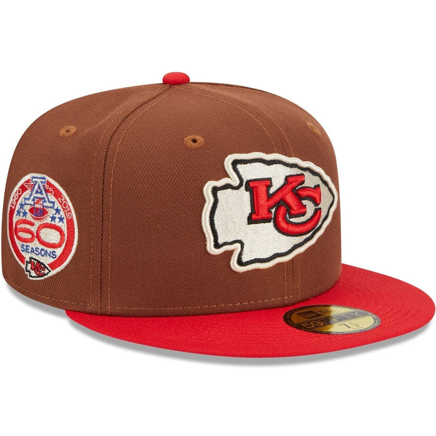 Men's New Era Black Kansas City Chiefs Super Bowl LV Bound Side Patch  59FIFTY Fitted Hat