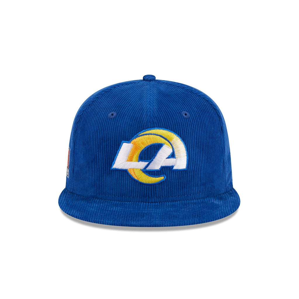 LOS ANGELES RAMS 75TH ANNIVERSARY SOFT YELLOW BRIM NEW ERA FITTED