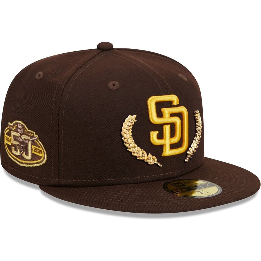 San Diego Padres New Era 50th Anniversary Beetroot Cyber 59FIFTY Fitted Hat  - Pink