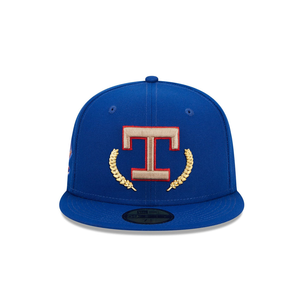New Era Texas Rangers White 2T Color Pack 59FIFTY Fitted Hat, White, POLYESTER, Size 8, Rally House