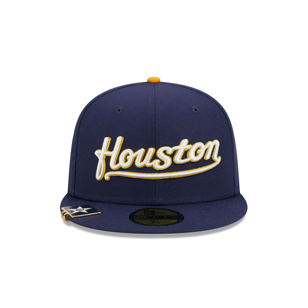 Lids Houston Astros New Era Olive Undervisor 59FIFTY Fitted Hat