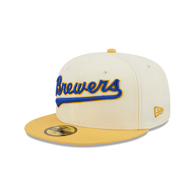 New Era Milwaukee Brewers Cooperstown Chrome 2023 59FIFTY Fitted Hat