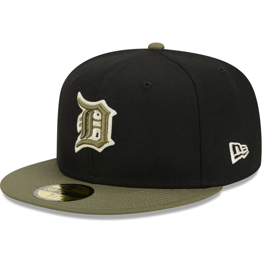 Detroit Tigers New Era Navy Custom Mint Side Patch 59FIFTY Fitted Hat, 7 / Navy
