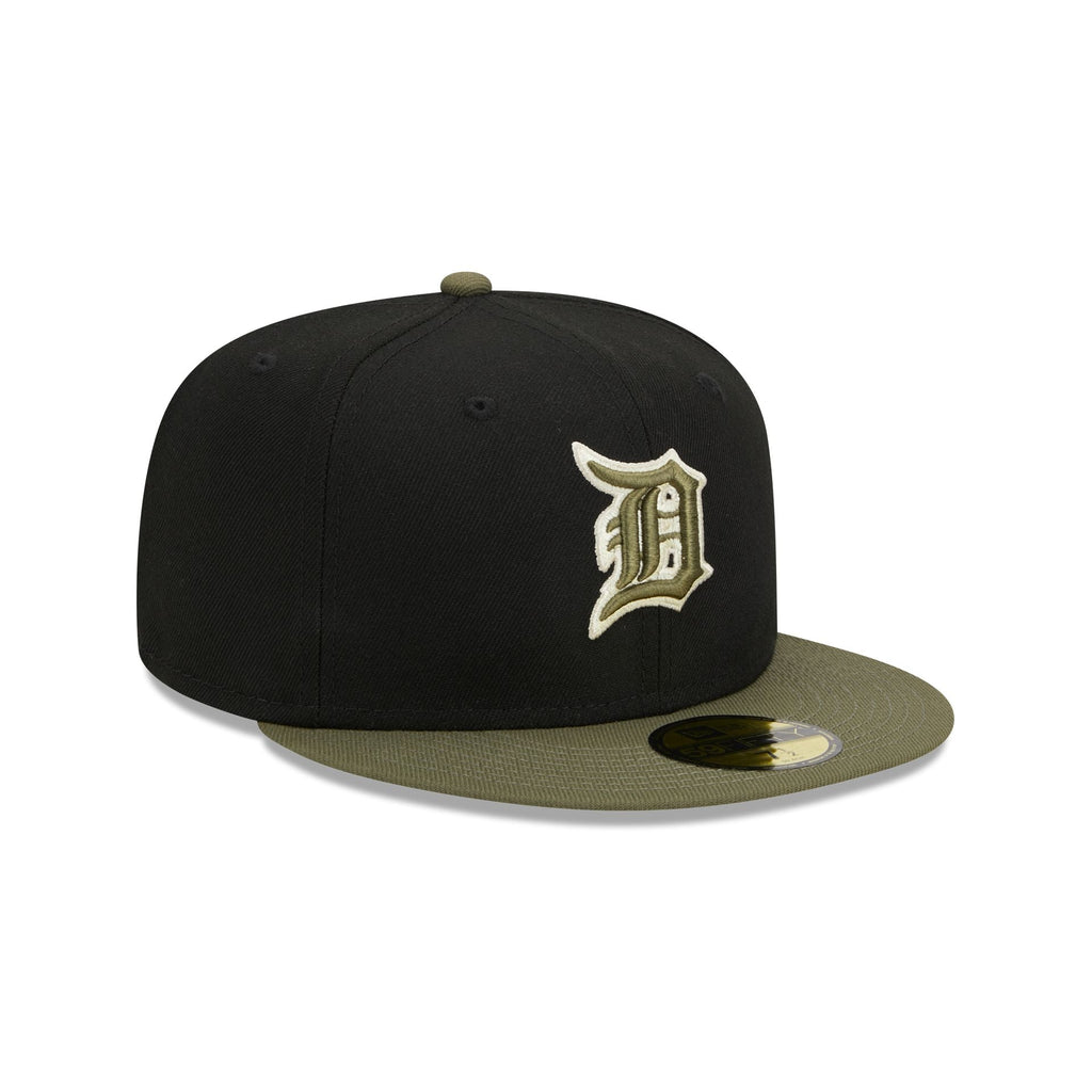 New Era Detroit Tigers Black & Olive Green 2023 59FIFTY Fitted Hat