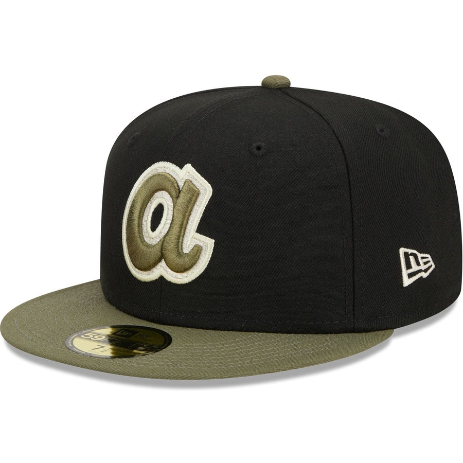 New Era Atlanta Braves Script Green UV (Black)