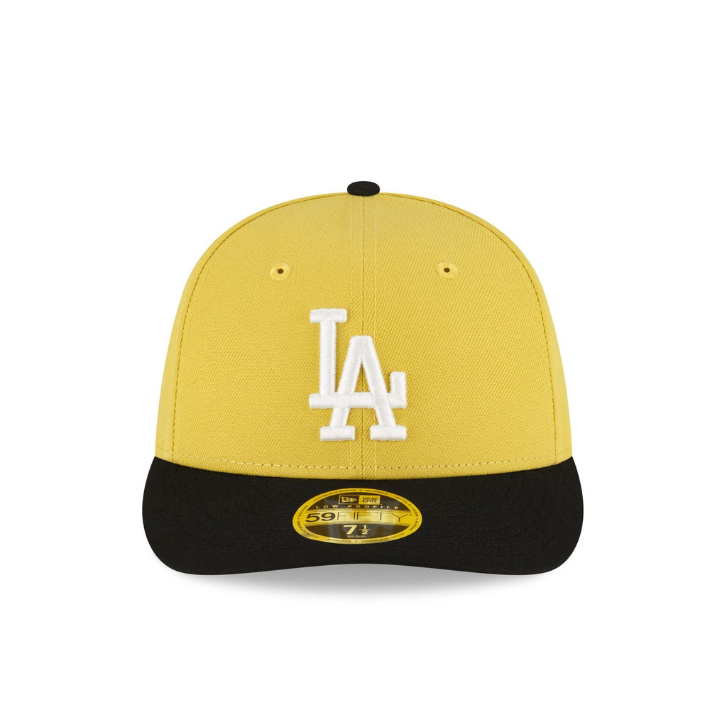 Los Angeles Dodgers New Era Black Edi West Coast Pack Custom Side Patch 59FIFTY Fitted Hat, 7 / Black