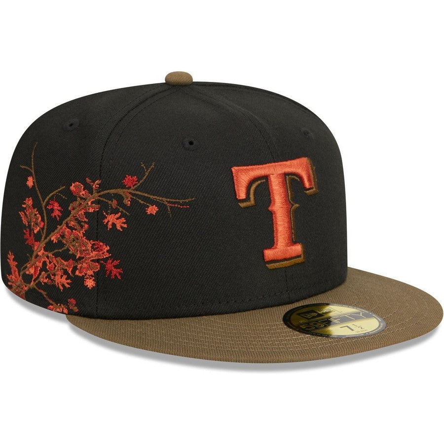 New Era Texas Rangers Vegas Gold Collection 40th Anniversary Patch 59Fifty Fitted  Hat Tan/Grey Men's - US