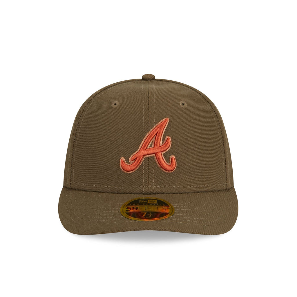 Atlanta Braves 1871 Atlanta Braves Patch New Era 59FIFTY Fitted Hat (Scarlet Red Navy Green Under BRIM) 7