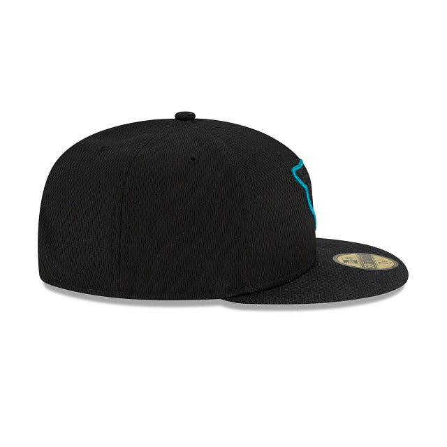 New Era Jacksonville Jaguars NFL Sideline Road 2021 Black 59FIFTY Fitted Hat