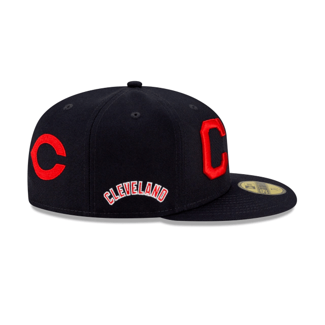 New Era Cleveland Indians Patch Pride 59Fifty Fitted Hat