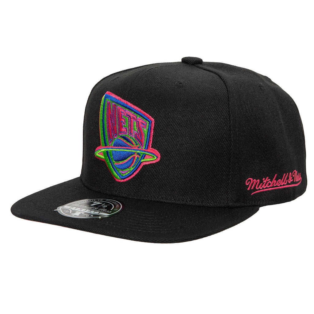 Mitchell & Ness New Jersey Nets Color Bomb Hardwood Classics Fitted Hat