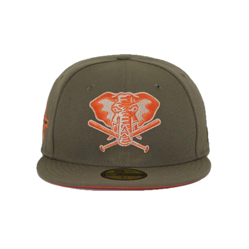 New Era Oakland Athletics Stomper Dark Brown/Orange 30th Anniversary 59FIFTY Fitted Hat