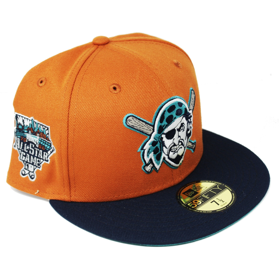 New Era Pittsburgh Pirates Orange/Teal 2006 All-Star Game 59FIFTY Fitted Hat