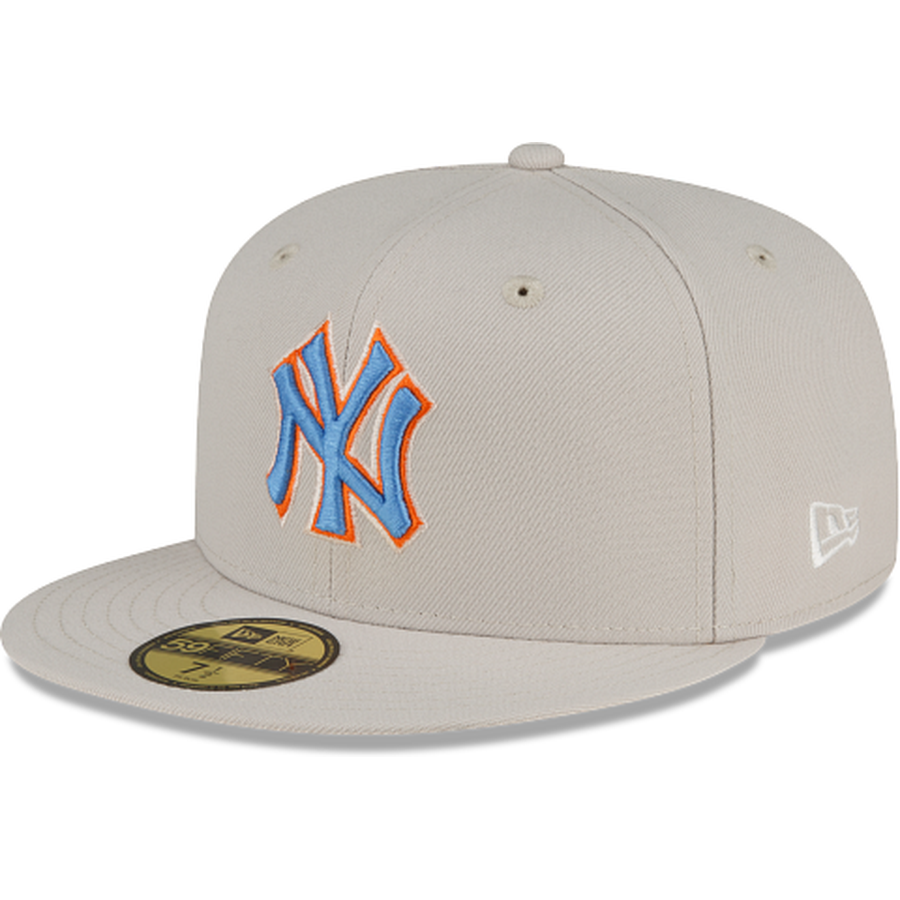 New York Yankees 1949 World Series New Era 59Fifty Fitted Hat (Camel Peach  Under Brim)