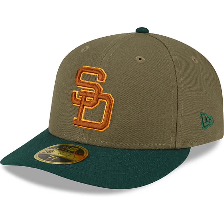 New Era San Diego Padres Olive Low Profile 2023 59FIFTY Fitted Hat