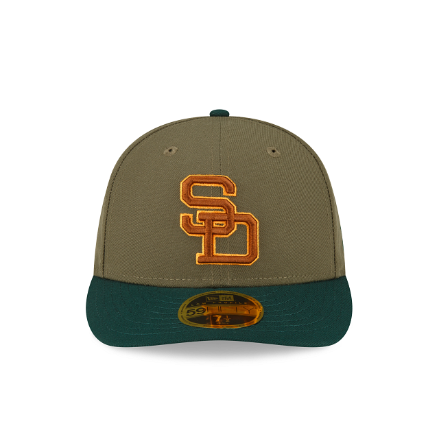 New Era San Diego Padres Olive Low Profile 2023 59FIFTY Fitted Hat