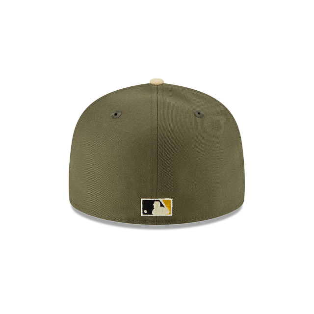 Lids Atlanta Braves New Era 59FIFTY Fitted Hat - Olive/Blue