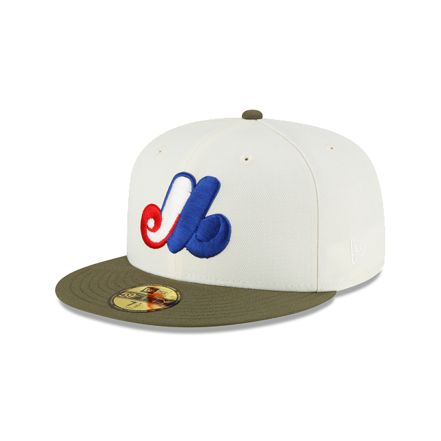 New Era Just Caps Dark Forest Visor Montreal Expos 2023 59FIFTY Fitted Hat