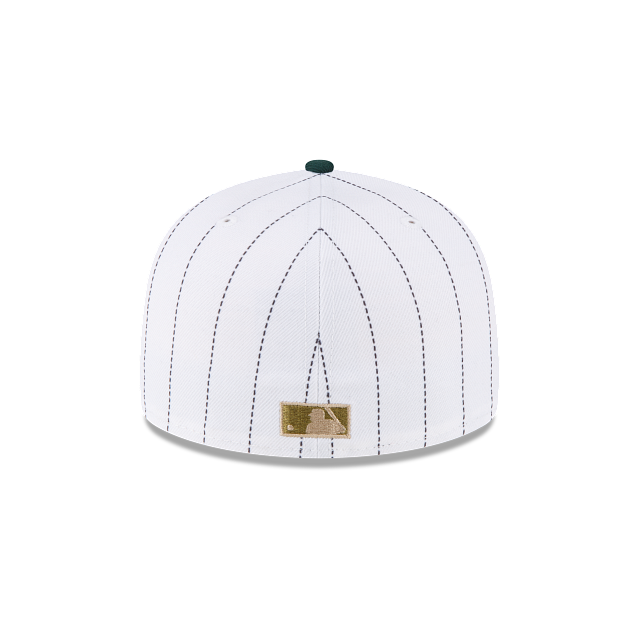 New Era Just Caps White Pinstripe Houston Astros 59FIFTY Fitted Hat