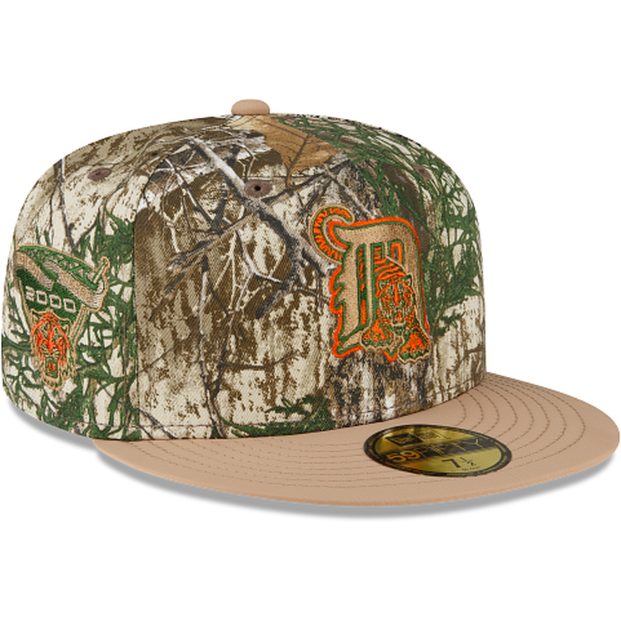 New Era Just Caps Camouflage Detroit Tigers Realtree 59FIFTY Fitted Ha