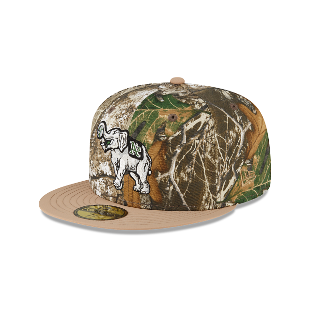 New Era Just Caps Camouflage Oakland Athletics Realtree 59FIFTY Fitted Hat