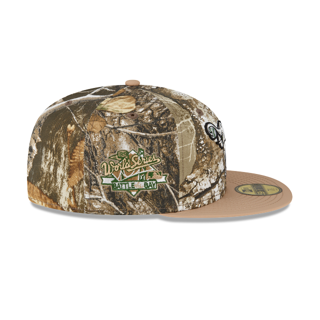 New Era Just Caps Camouflage Oakland Athletics Realtree 59FIFTY Fitted Hat