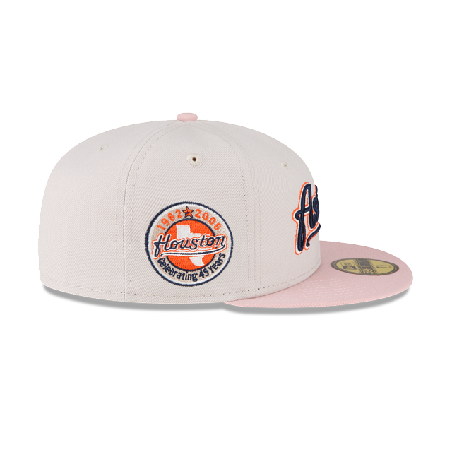 New Era Just Caps Stone Pink Houston Astros 2023 59FIFTY Fitted Hat